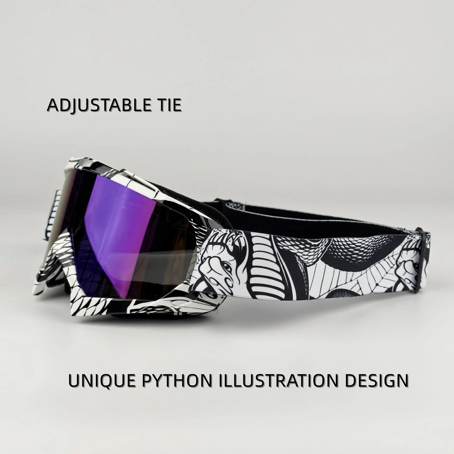 Lunettes de Motocross renforcé et réglables