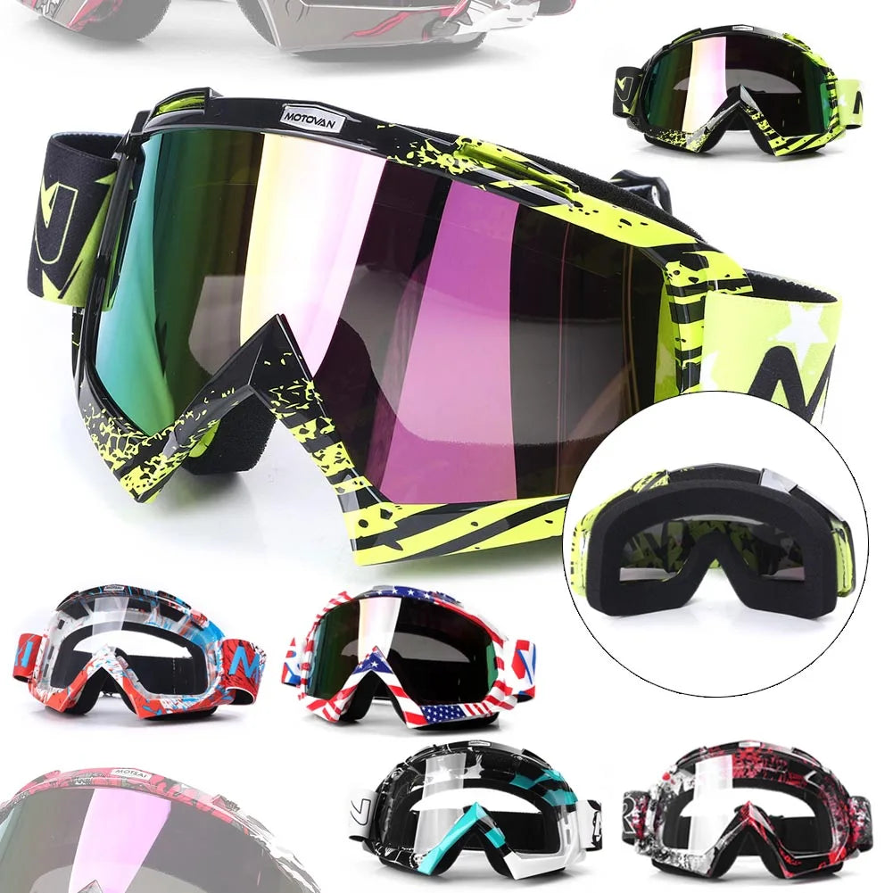 Lunettes de Motocross imperméables 18 variantes de couleur